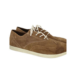 Men's Mossimo Supply Co. Brown Suede Oxfords Size 13 with White Laces